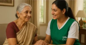 Old Age Care at Home in Delhi ,Female Caretaker for Elderly