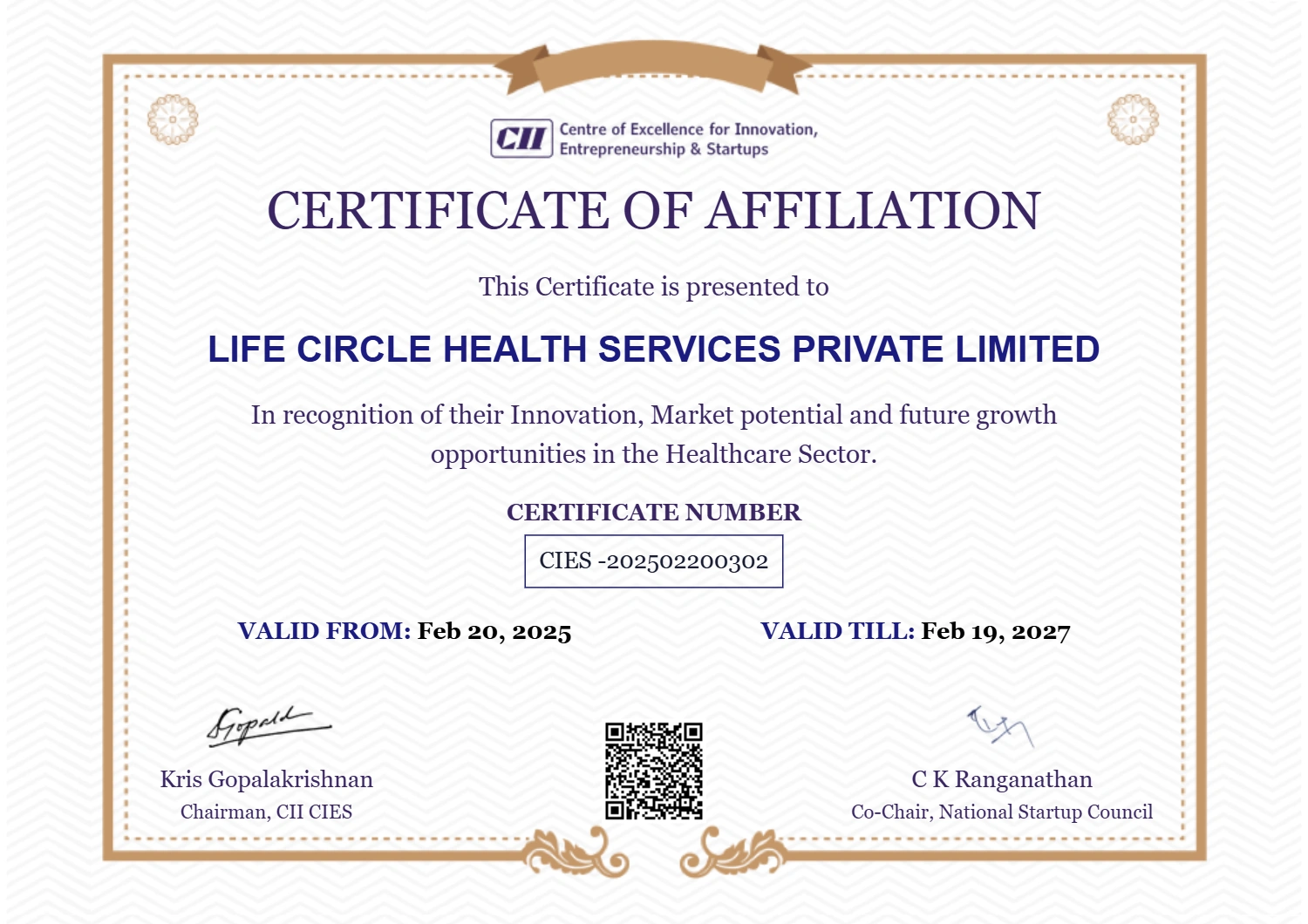Life Circle’s CII Affiliation • Trusted Home Healthcare
